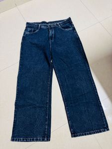 Wide Leg Dark Wash Jeans