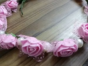 FLORAL TIARA AND EARING
