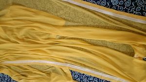 Yellow Embroidered Kurta