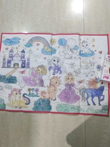 My Colouring Mat Unicorn DIY