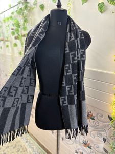 Authentic Fendi Wool Scarf Unisex