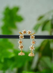 Pearl Jhumka Earrings