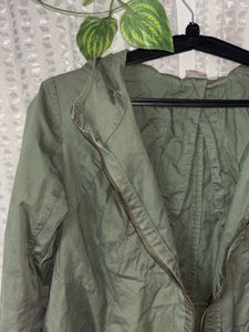 Green Hooded Jacket