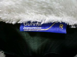 Green Quilted Jacket with Sherpa Collar
