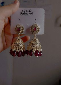 Purple Jhumka