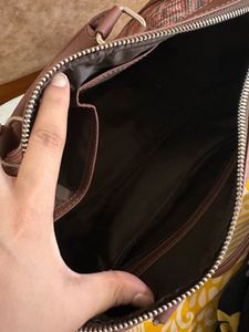 Zouk Vegan Leather Handbag – Ethnic Print