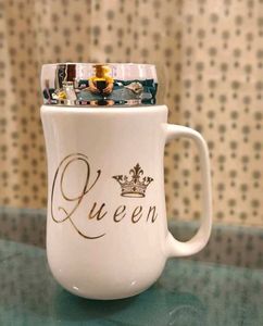 👑King &amp; 👑Queen Mug Set - Perfect for Couples!