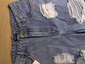 Ripped Wide Leg Jeans