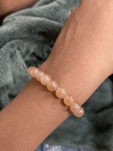 Beaded Lucky Bracelet Beige Colour