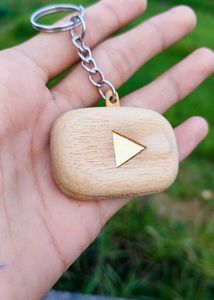 Handcrafted Wooden Keychain – Minimal & Durable.