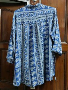 Navy Short Maternity Kurta