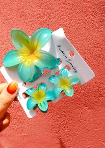 Flower Hair Clip Set