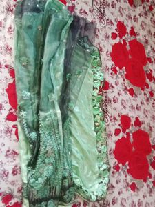Elegant Green Saree