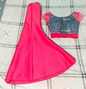 Bodycon Dress With Beautiful Rose Colour