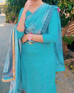 Elegant Blue Kurta Set