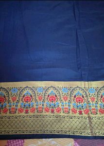 Elegant Navy Blue Saree