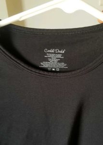 Black Cuddl Duds Top