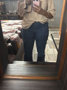 Dark Blue Denim Jeans