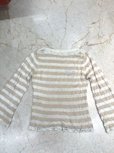 Striped Long Sleeve Top
