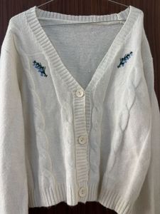 Floral Embroidered Cardigan