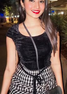 Vintage Velvet &amp; Houndstooth Mini Dress