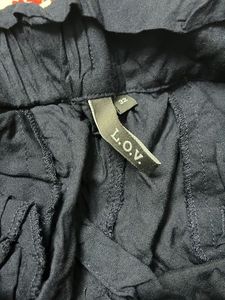 Navy Blue Balloon Pants