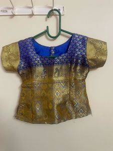 Banaras Pattu Pavadai for Girls 1 - 3 Yrs