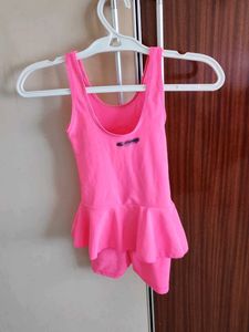 Pink Swimming Costume For Girl Babies