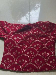 LEHENGA CHOLI WITH DUPATTA &amp; CROP TOP