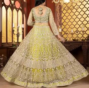 🟡Heavy Designer yellow Lehenga 🟡