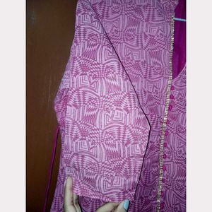 PINK A-LINE KURTI