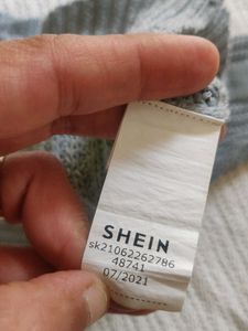 SHEIN Gray Knit Sweater