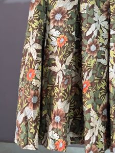 Brown Floral Dress