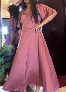 Dusty Rose Wrap Dress