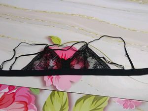 (1300)Black Lace Bralette