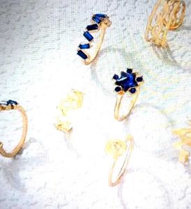 Blue 💍 stonev✨ Rings Set
