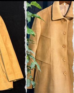 Vintage Tan Wool Coat