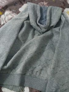 Gray Zip-Up Hoodie