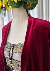 Korean Velvet Night Robe