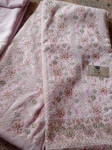 Embroidered Salwar Kameez Fabric