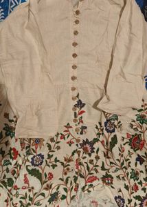 Floral Button-Down Top/Kurti(SALE)