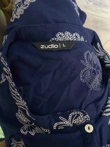 Blue Printed Kurta