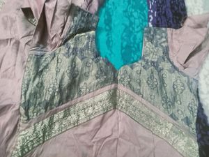 FLASH SALE!!Pure Banarsi Silk Suit With Dupatta