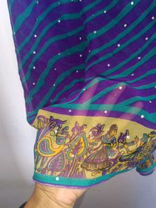 Beautiful Navy Blue Saree