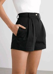 Classic Black Shorts For Women 🖤