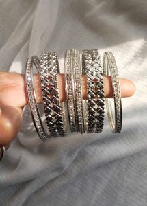 Silver Metal Bangles
