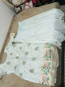 Elegant Embroidered Plazo Kameez