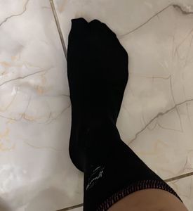 1pair Of Worn Black Socks