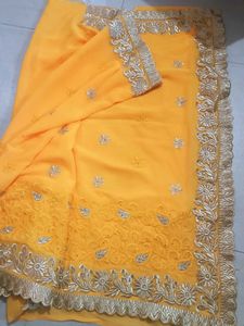 Heavy Work Party Wear Saree