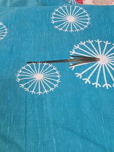Teal Dandelion Print Bedsheet Set